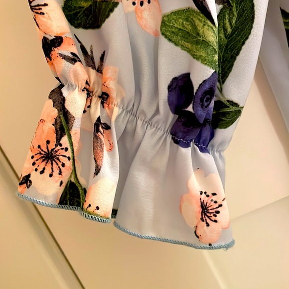 Birdseye spring blouse - Picture 3 of 4